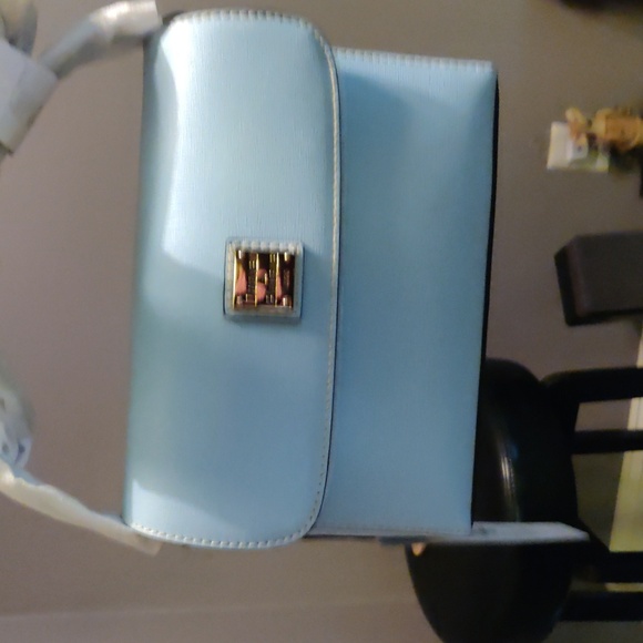 Dooney & Bourke Sky Blue Crossbody Bag - Picture 5 of 14